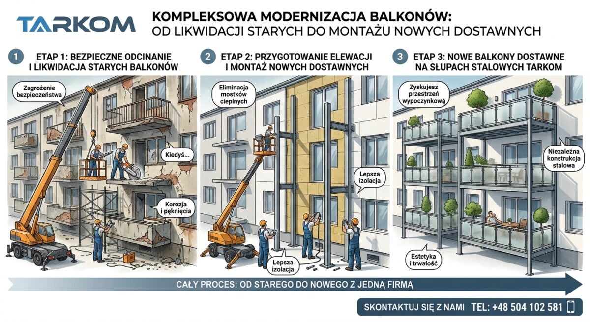 Odcinanie balkonów